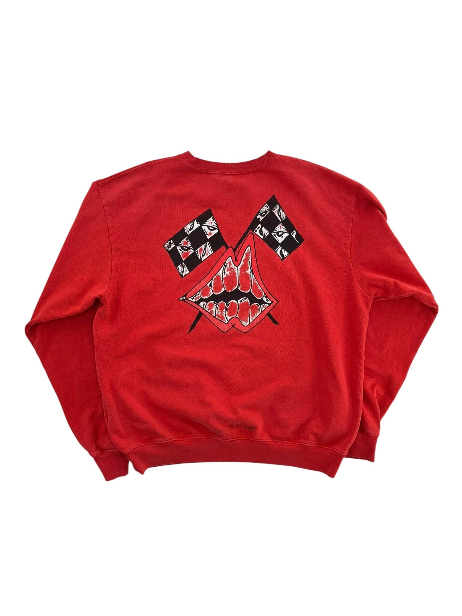 Chrome Hearts Matty Boy Chomper Crewneck Sweatshirt Red