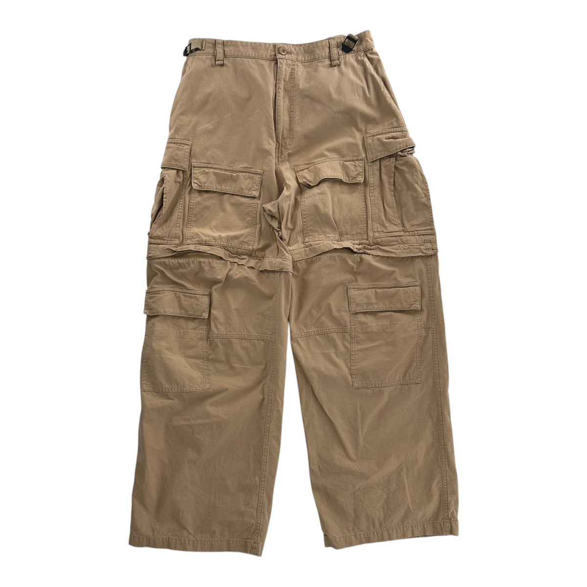Balenciaga Large Cargo Pants Beige
