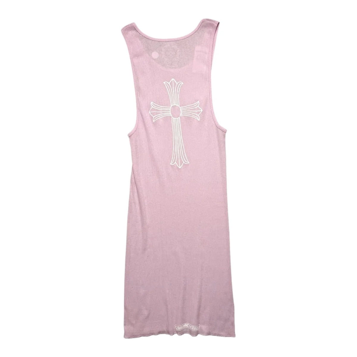 Chrome Hearts T-Bar Cross Tank Top Pink