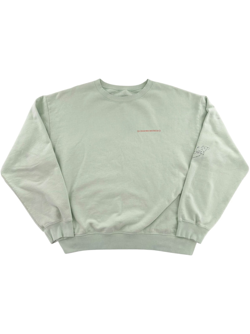 Chrome Hearts Matty Boy Lust Crewneck Sweatshirt Green