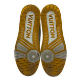 Louis Vuitton Trainer Low Velcro Strap Yellow Monogram Denim