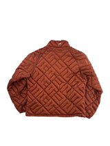 Supreme Spellout Quilted Lightweight Down Jacket Rust