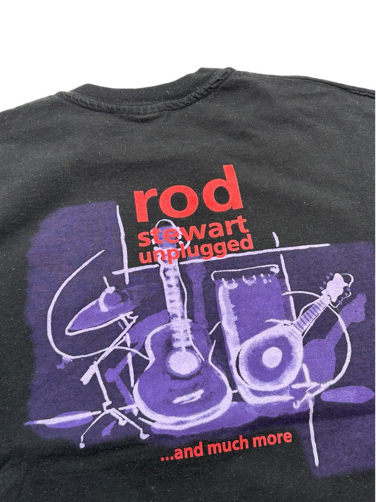 ROD STEWART Unplugged Tee Black