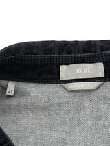 Dior x Kaws Button Up Denim Shirt Navy