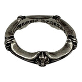 Chrome Hearts Plus & Bone Silver Ring Silver