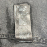 Balenciaga Spray Paint Logo Denim Jacket Black