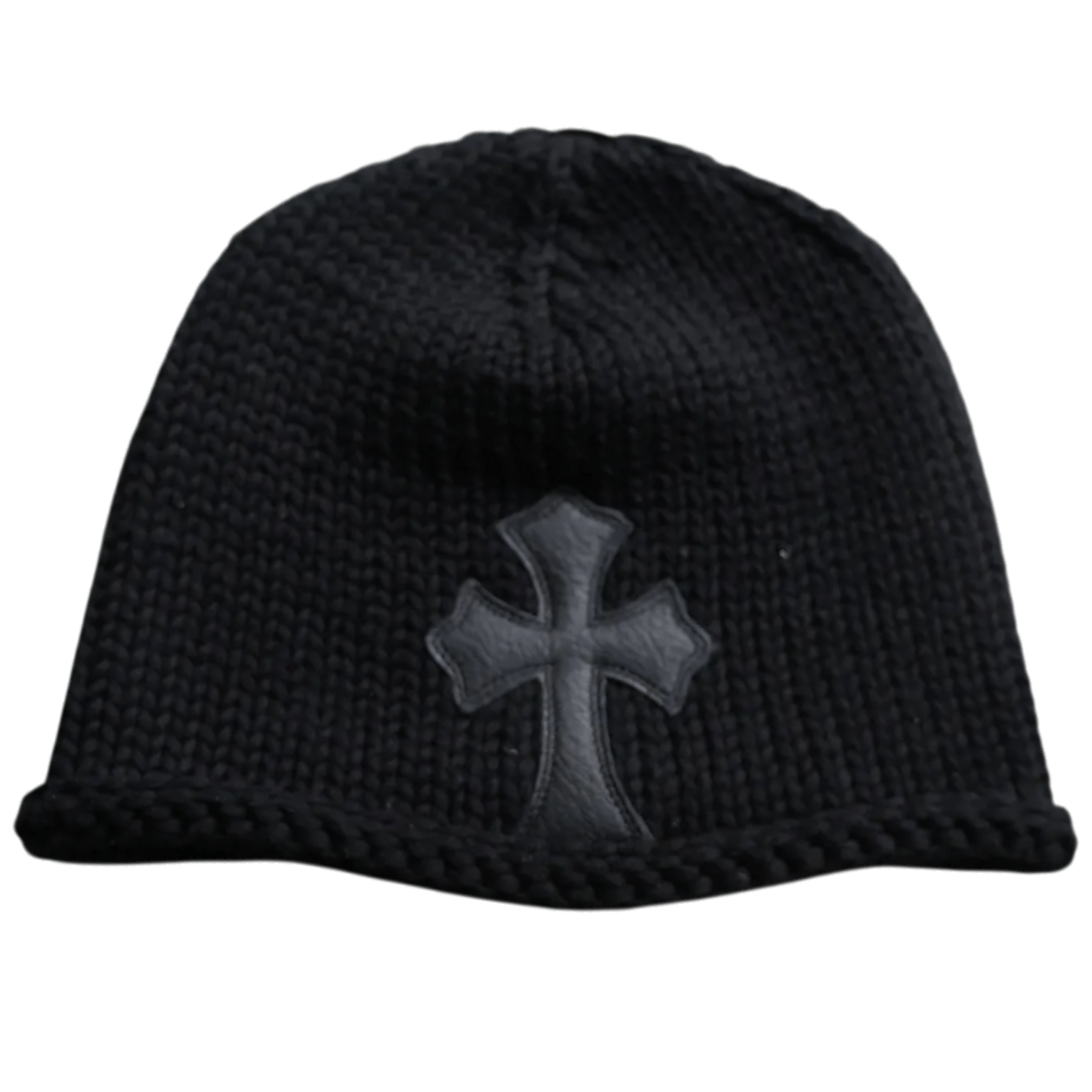 Chrome Hearts Knit Patch Beanie Black