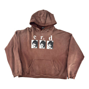 ERD Louise Eats Sandwich Hoodie Chicory Coffee