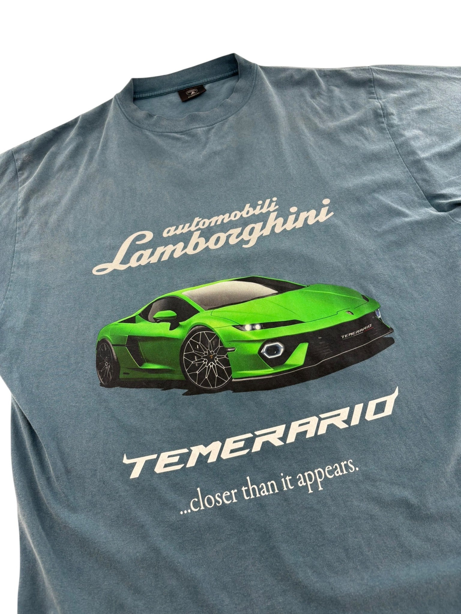 Balenciaga Lamborghini Tee Blue