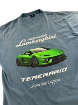 Balenciaga Lamborghini Tee Blue