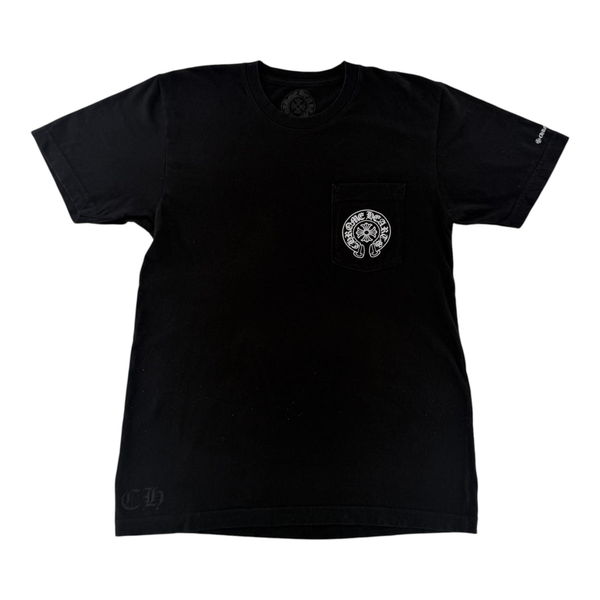 Chrome Hearts Horse Shoe Logo Pocket Shirt Black
