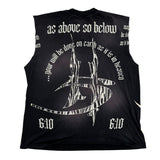 Hellstar As Above So Below Cutoff Tee Black