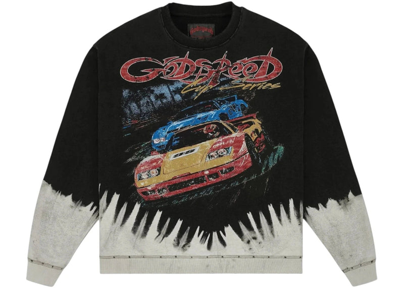 Godspeed F.T.W LS T-shirt Black Bleached Wash
