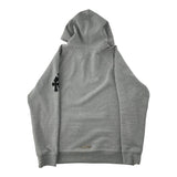 Chrome Hearts Paper Jam Cross Hoodie Grey