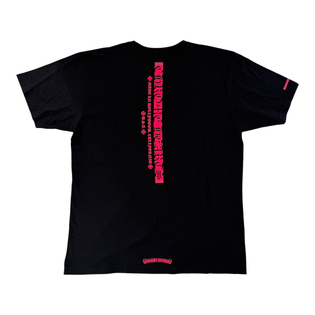 Chrome Hearts Logo Shirt Pink Black