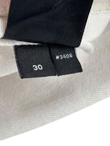 Amiri MX1 Ribbbed All White