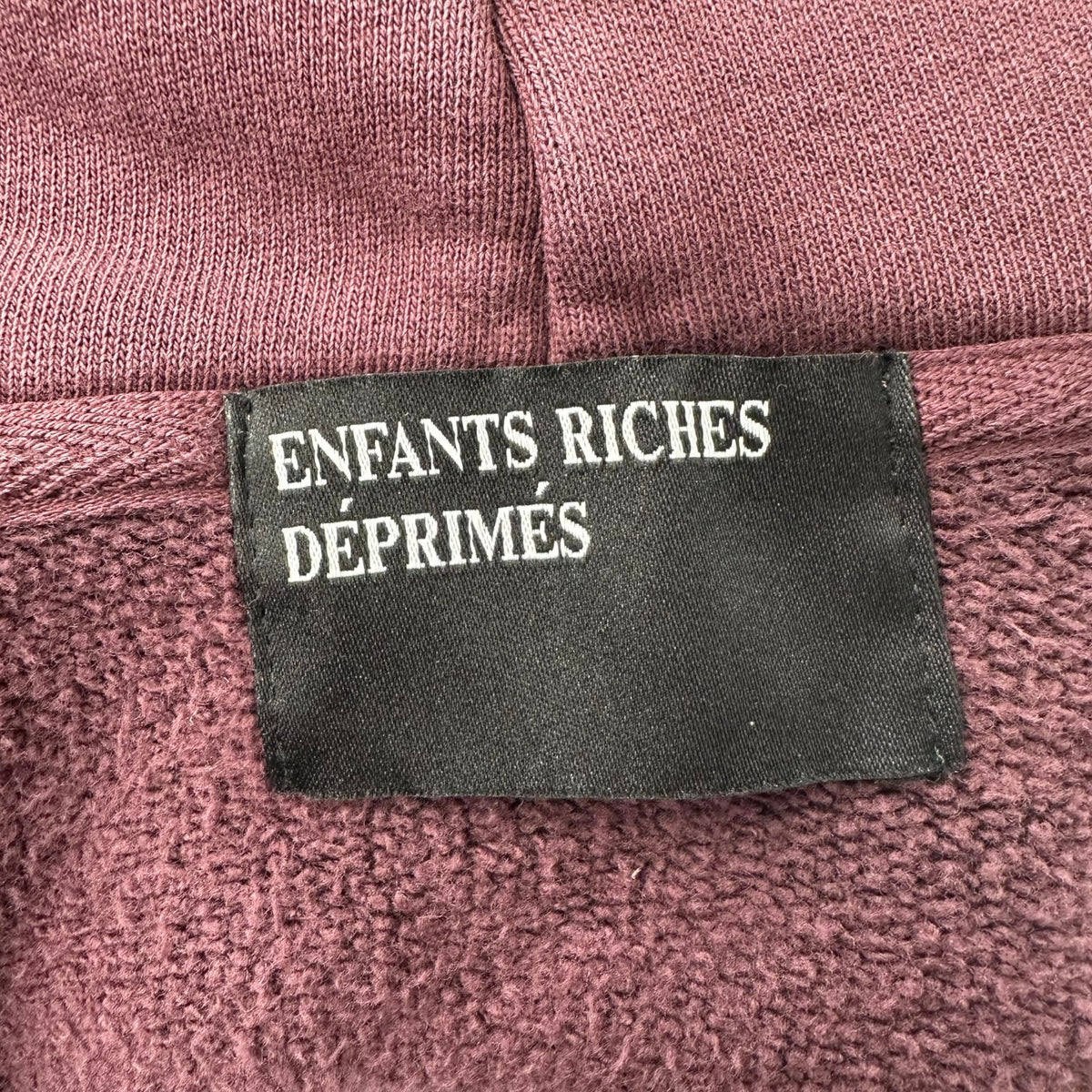 ERD Classic Logo Hoodie Mud Red