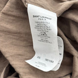 Saint Laurent Logo Tee Brown