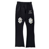 Gallery Dept Patch Black Flare Sweatpants