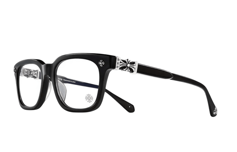 Chrome Hearts Cox Ucker Glasses Black Silver