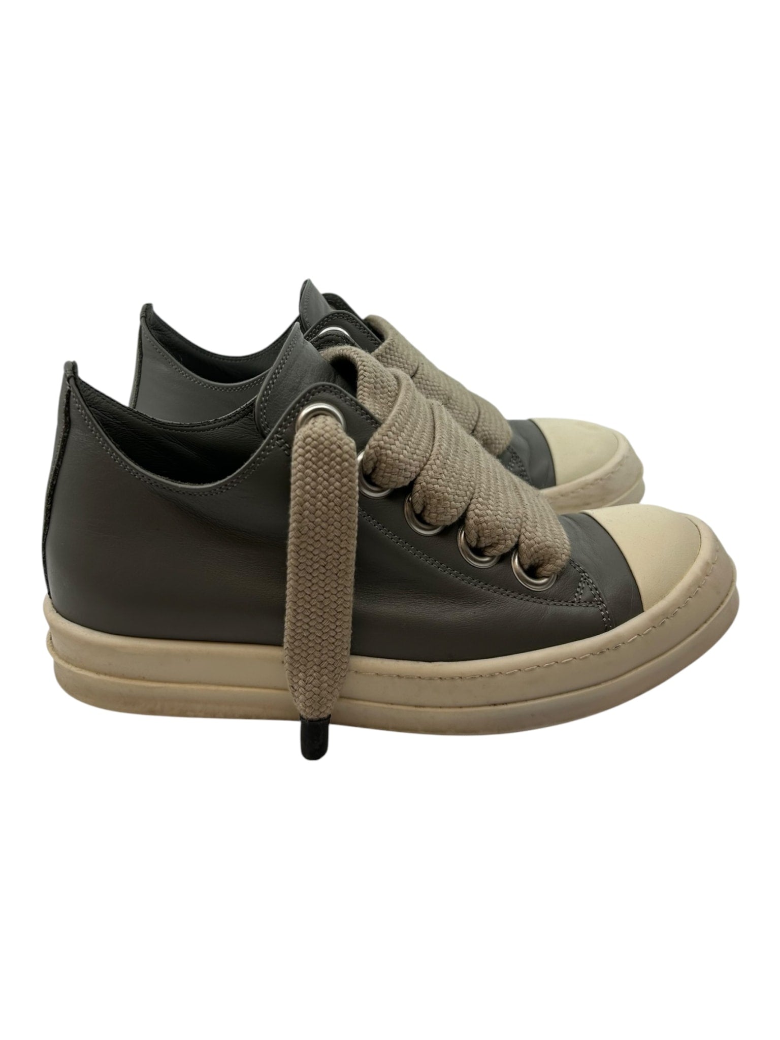 Rick Owens Jumbo Lace Low Dark Pearl Milk