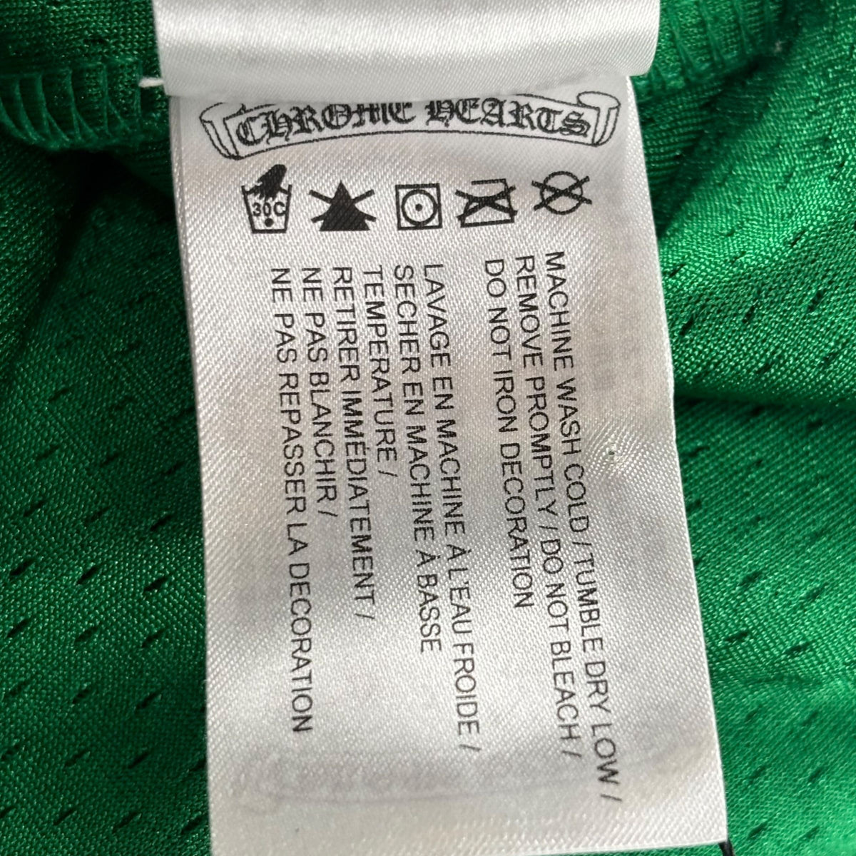 Chrome Hearts Mesh Jersey Shirt Green