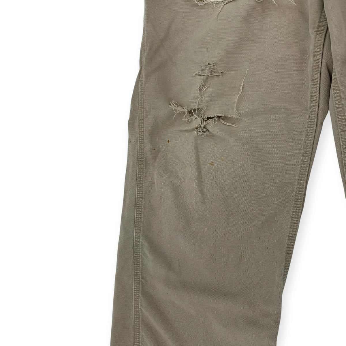 Carhartt Carpenter Distressed Pants Tan