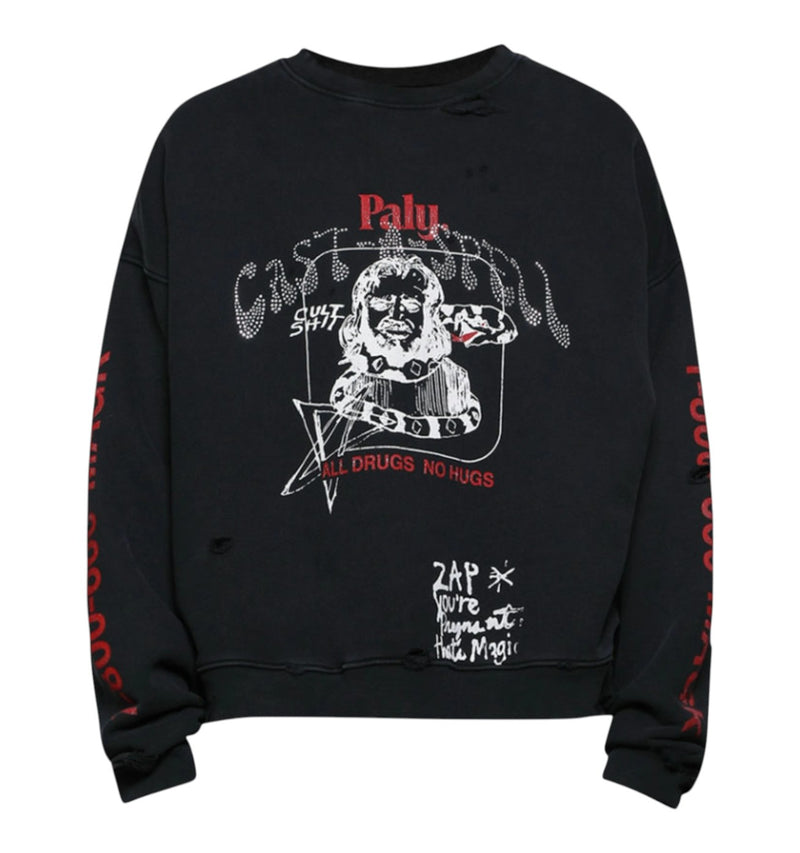 Paly Cast A Spell Crewneck Sweater Navy