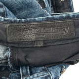 Chrome Hearts 12 Patch Denim Shorts Blue