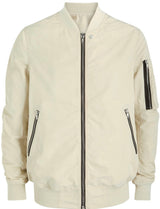 Rick Owens Beige Bomber Jacket