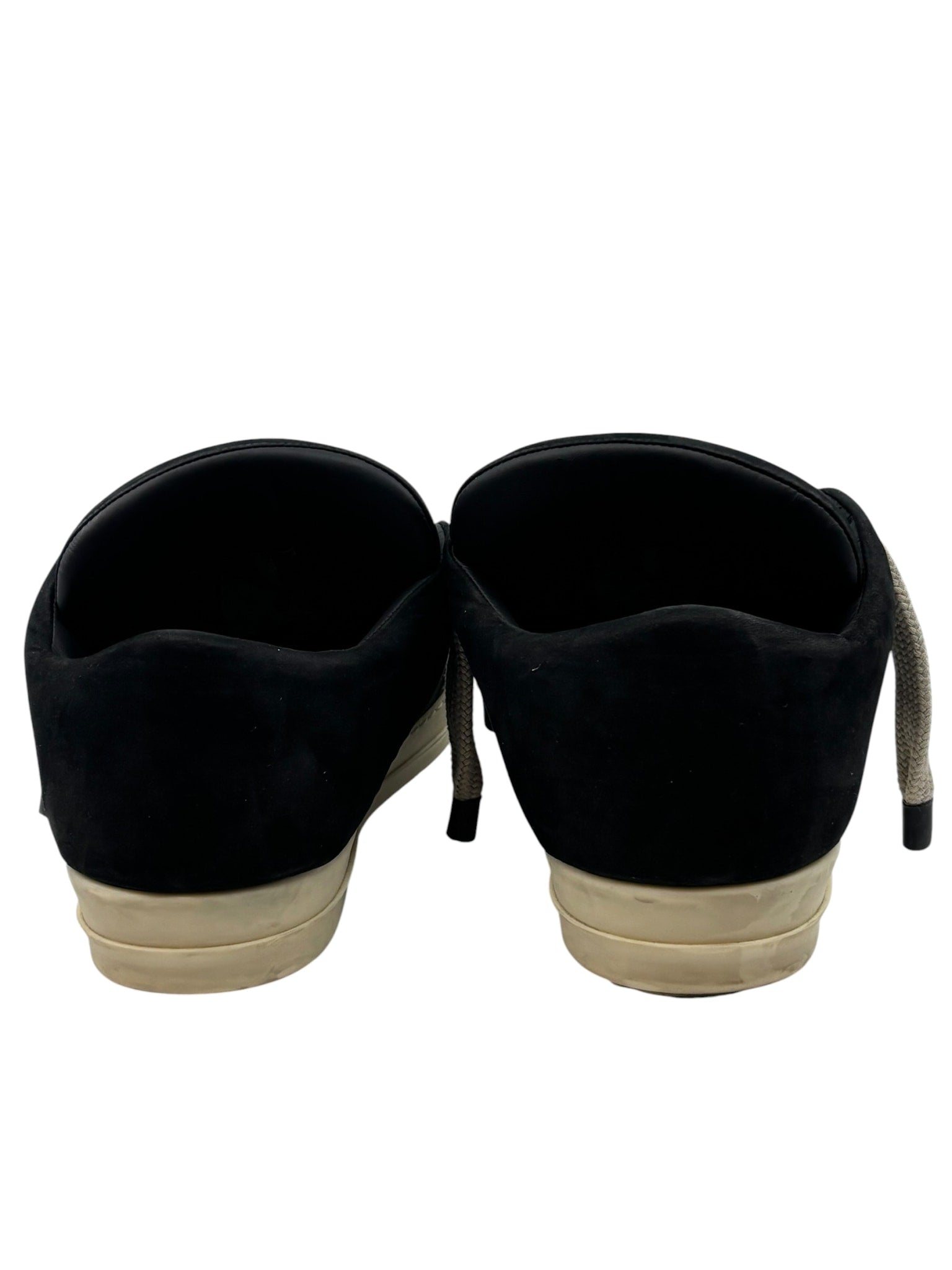 Rick Owens Padded Jumbo Lace Ramone Low Black (No Insole)
