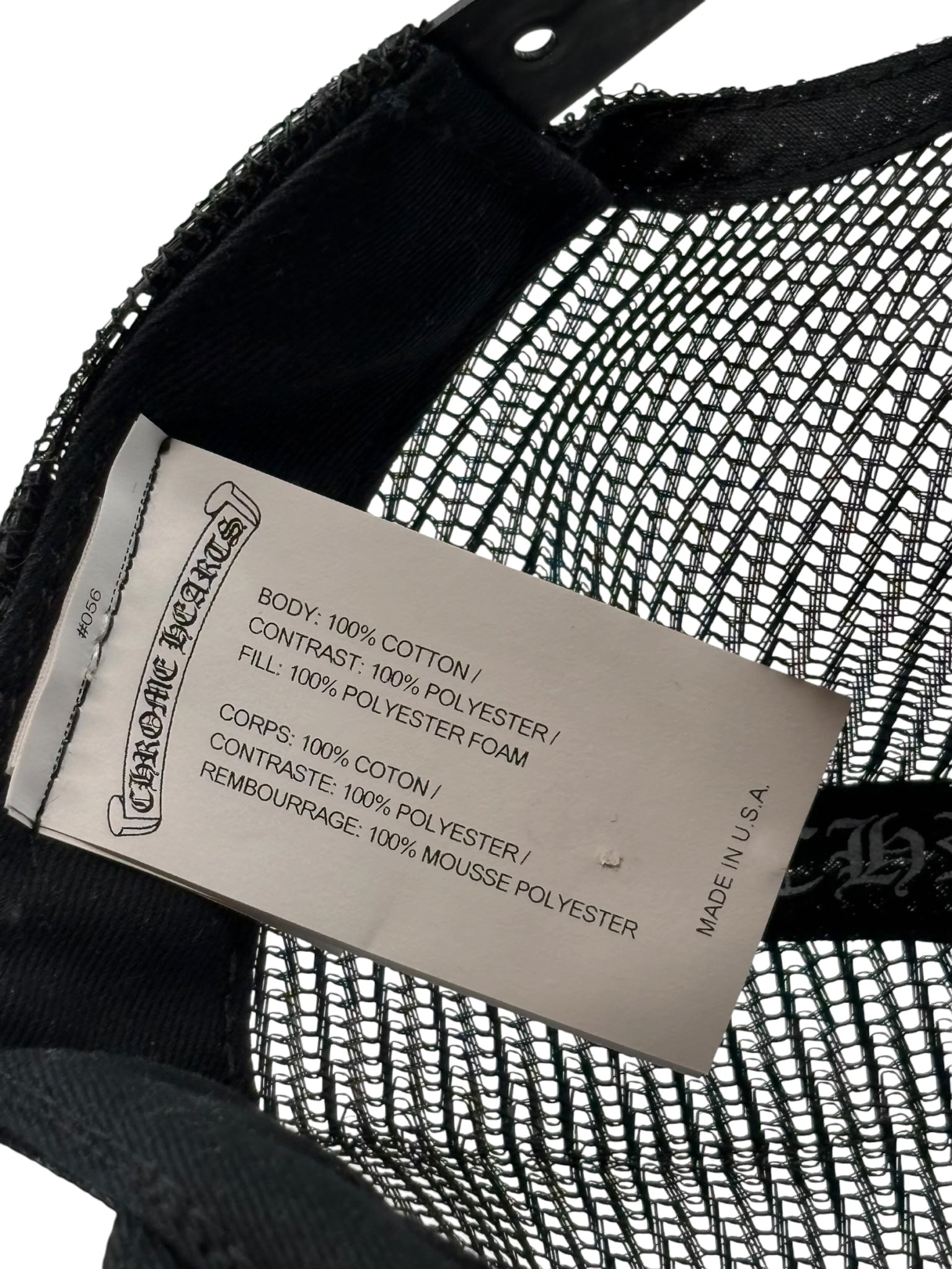 Chrome Hearts Paris Trucker Black & White