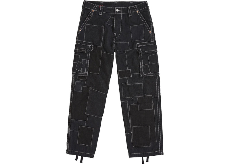 Supreme True Religion Patchwork Cargo Pant Black