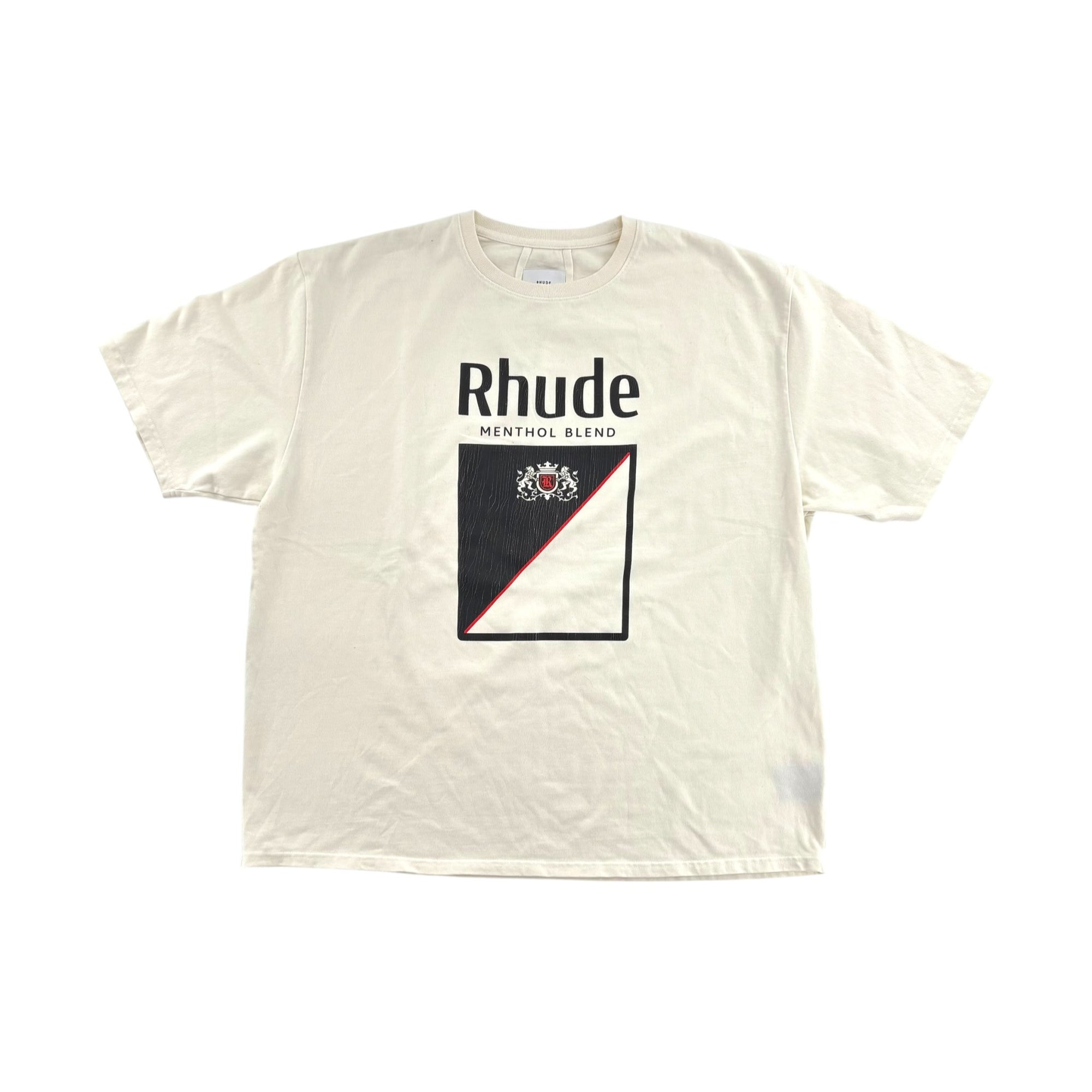 Rhude Collins Fumar Tee Vintage White