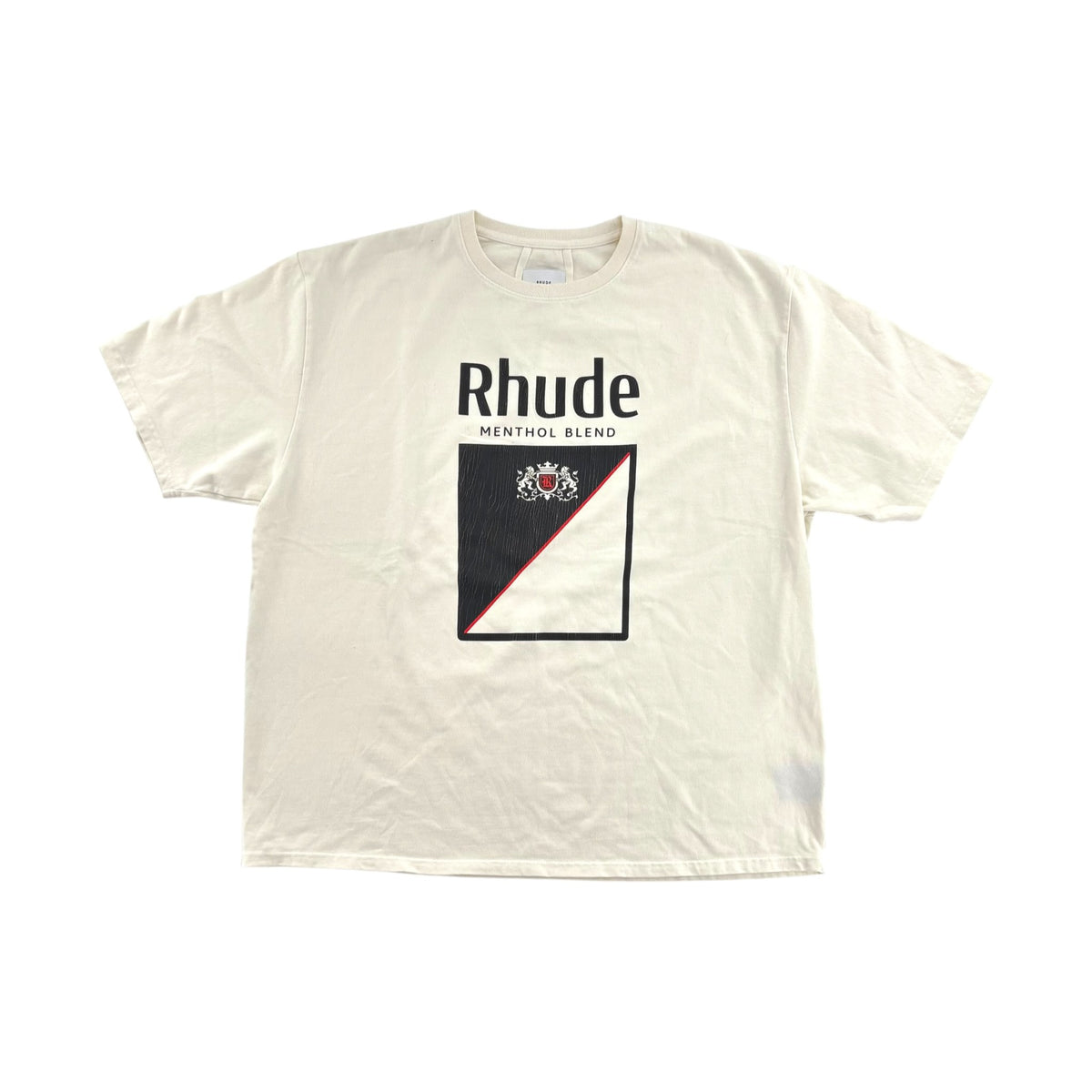 Rhude Collins Fumar Tee Vintage White
