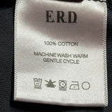 ERD Logo Ringer Tee Red Grey