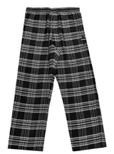 Chrome Hearts Cross Patch Plaid Flannel Pants Grey