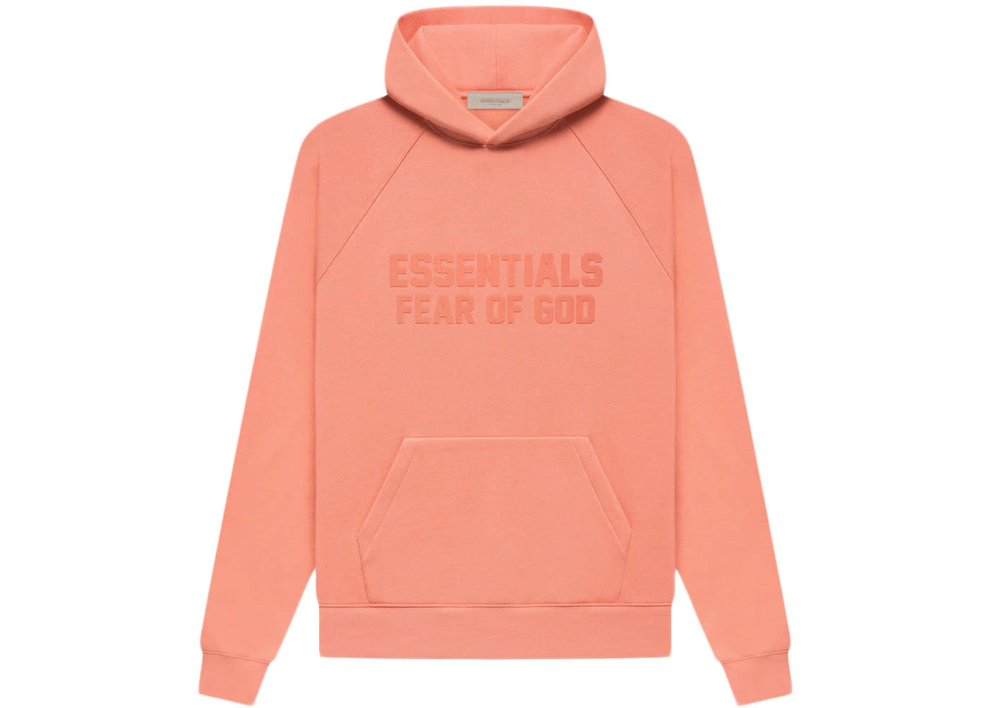 Essentialls Fear Of God Hoodie "Coral"